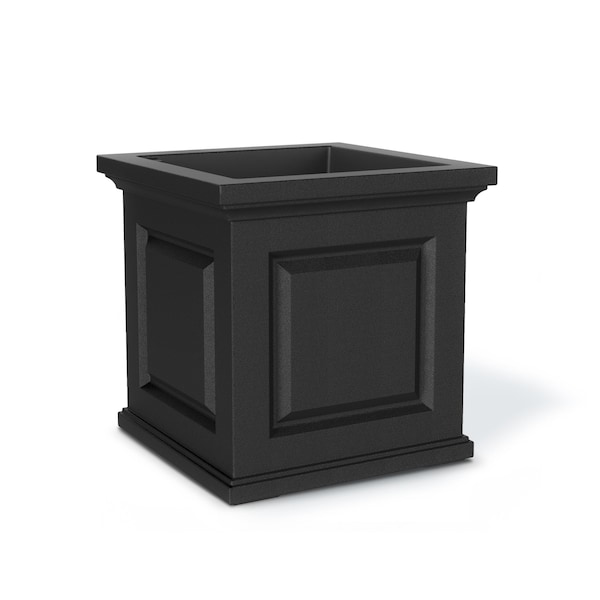 Nantucket 20x20 Square Planter - Black